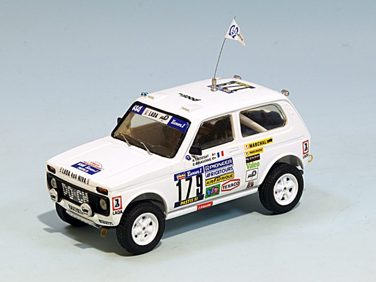 Stickers 1/43 pour Lada 4x4 Niva Poch #157 Rallye Paris-Dakar 1981 - France